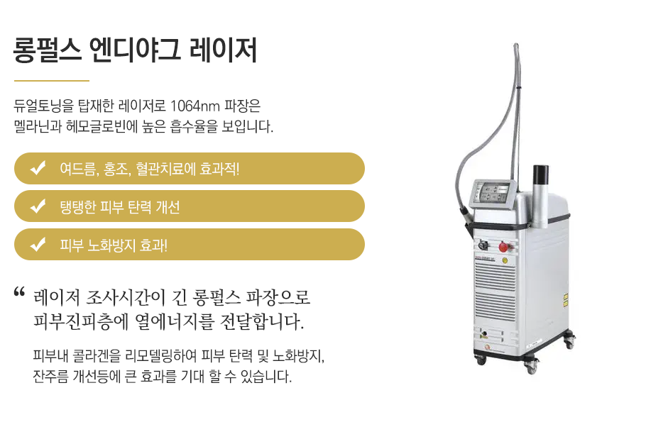 롱펄스 엔디야그 레이저